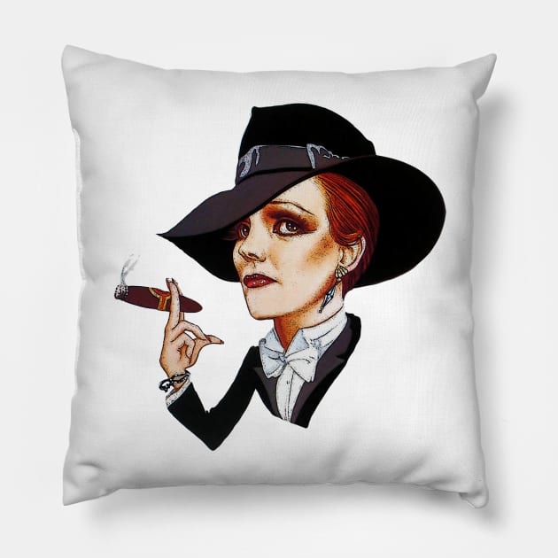 Victor Victoria Cartoon Pillow by baranskini