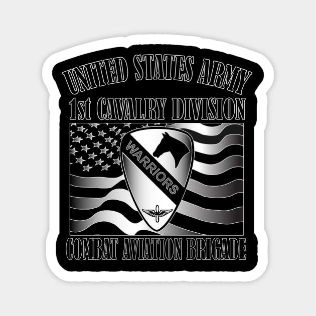 1st Cavalry Division- Combat Aviation Brigade Magnet by Relaxed Lifestyle Products