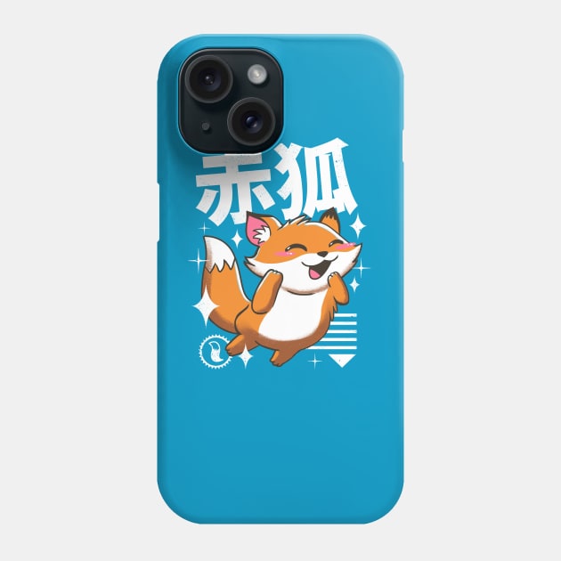 Kawaii Fox Phone Case by Vincent Trinidad Art