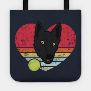 Vintage Funny I Love My Dutch Shepherd Tote