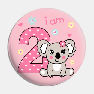 2. birthday - cute koala for birthday girls Pin