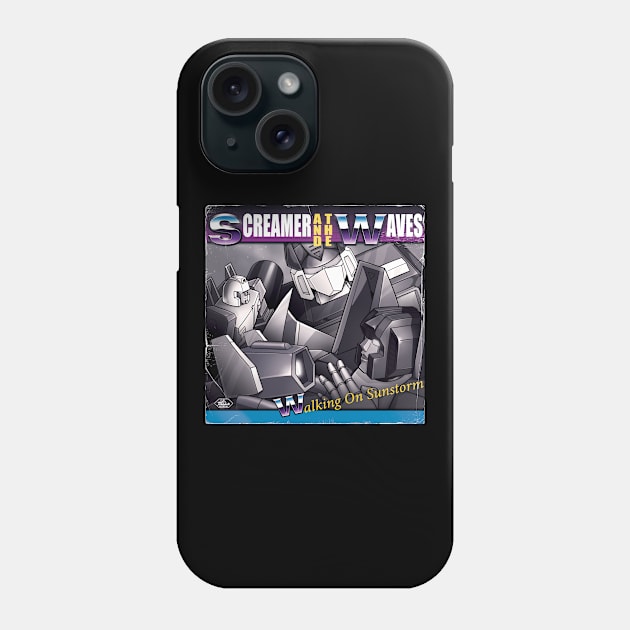 Walking on Sunstorm - Screamer and the Waves Phone Case by ZowPig Shirts