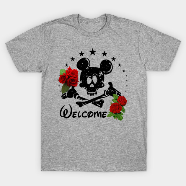 mickey mouse skull shirt