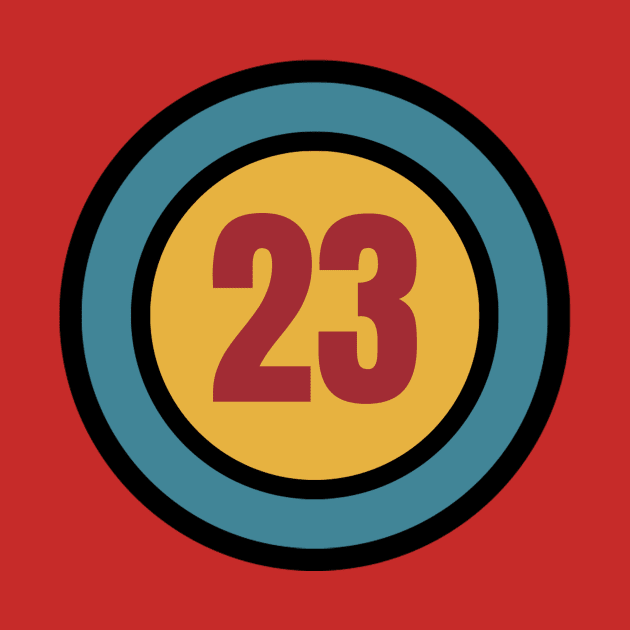 The Number 23 - twenty three - twenty third - 23rd by Siren Seventy One