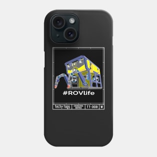 #ROVlife (TT-0031-W White on Black) Phone Case