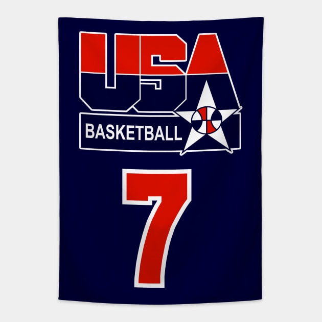 USA DREAM TEAM 92 - FRONT & BACK PRINT !!! Tapestry by Buff Geeks Art