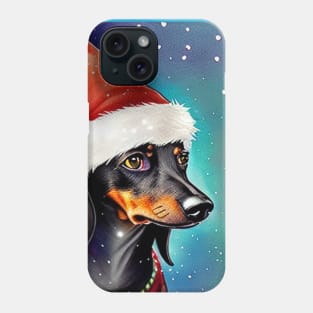 Holiday Dachshund Phone Case