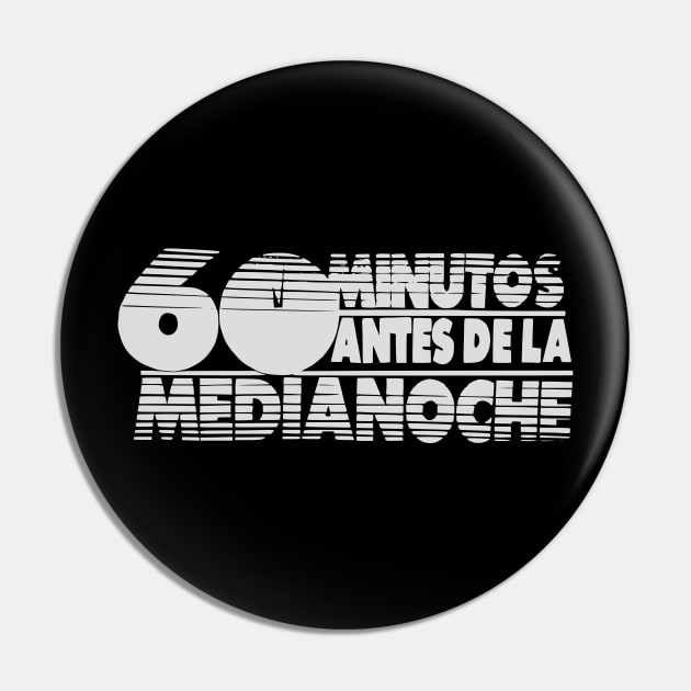 60 Minutes to Midnight Pin by amon_tees