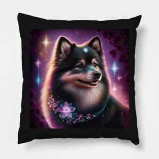 Gleaming Finnish Lapphund Pillow