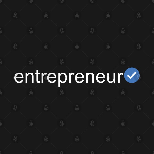 Verified Entrepreneur (White Text) by inotyler