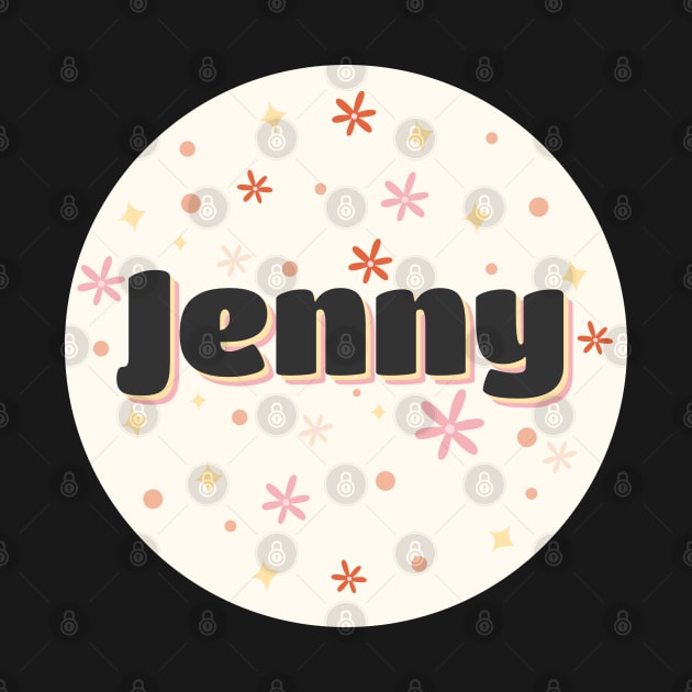 Jenny name cute design by BrightLightArts