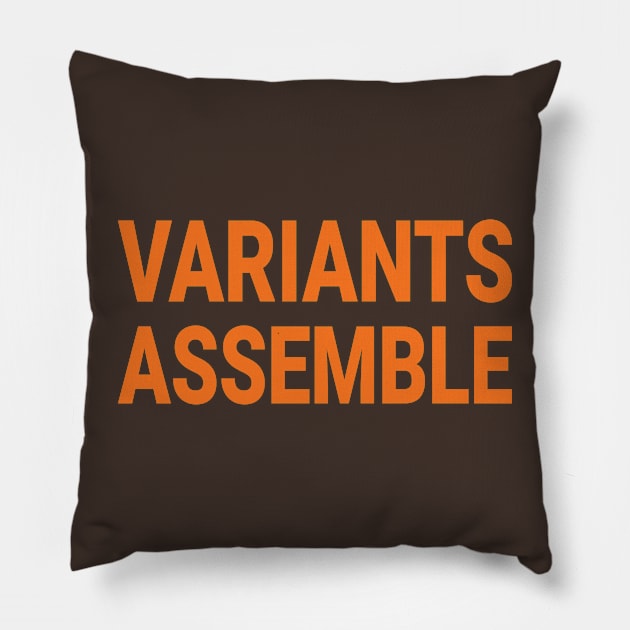 Variants! Assemble! v2 Pillow by JJFDesigns