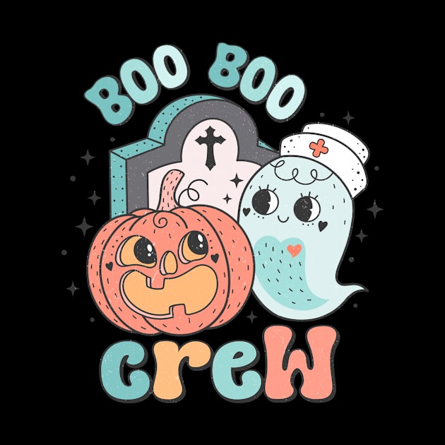 Boo Boo Crew Nurse Shirts Halloween Nurse Shirts for Women by mo designs 95