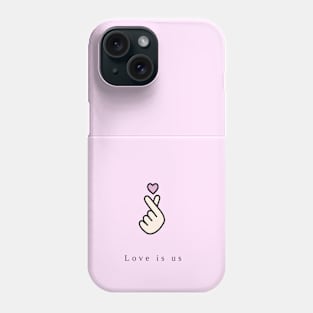 Love is us Phone Case