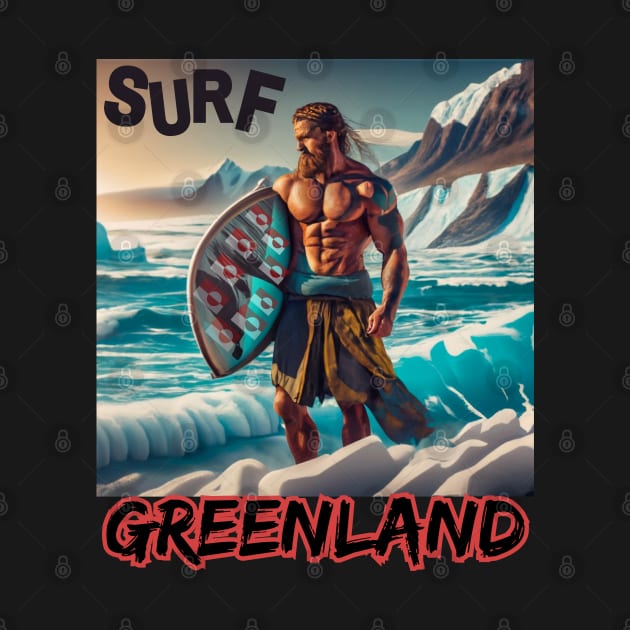 SURFING SAFARI GREENLAND Funny VIKING Curl Shooters by SailorsDelight