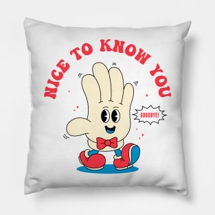 NICE TO KNOW YOU Pillow