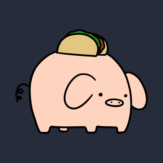 Taco Pig by saradaboru