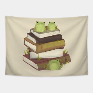 Book frogs Tapestry