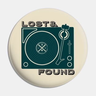 Lost & Found - turntable design Pin