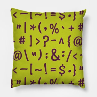 Punctuation Marks Pillow