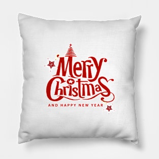 Merry Christmas & Happy New Year Pillow