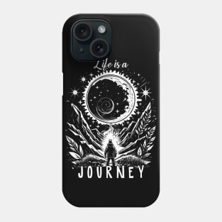 Life is a Journey Bk Phone Case