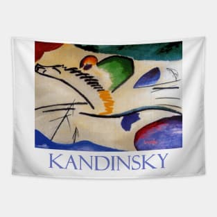 Lyrical Lyrics by Wassily Kandinsky Tapestry