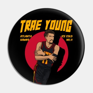 Trae Young Ice Cold Celebration Pin