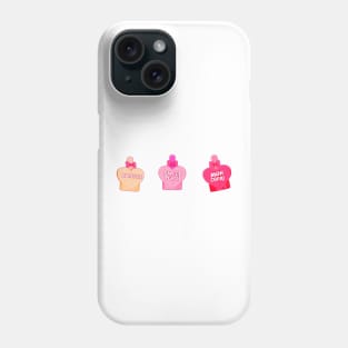 Aesthetic Retro Nail Polish Set Phone Case