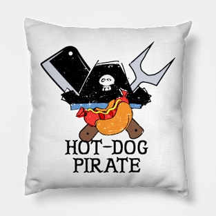 Hot Dog Pirate Pillow