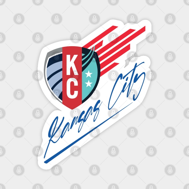 Kansas City Soccer Magnet by bellamuert3