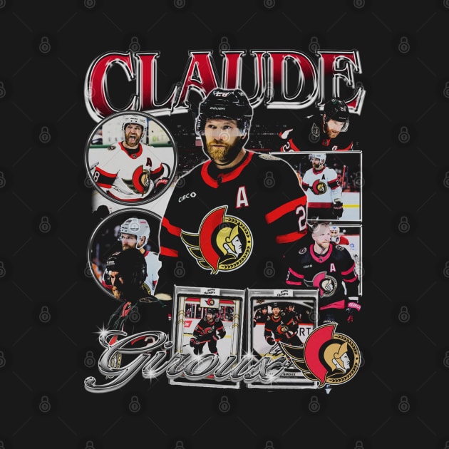 Claude Giroux Vintage Bootleg by Richard Michaud Art