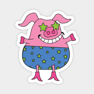 Groovy Pig Magnet