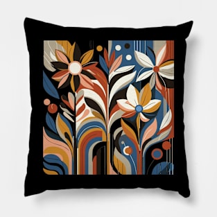 Modern Floral Pattern Pillow