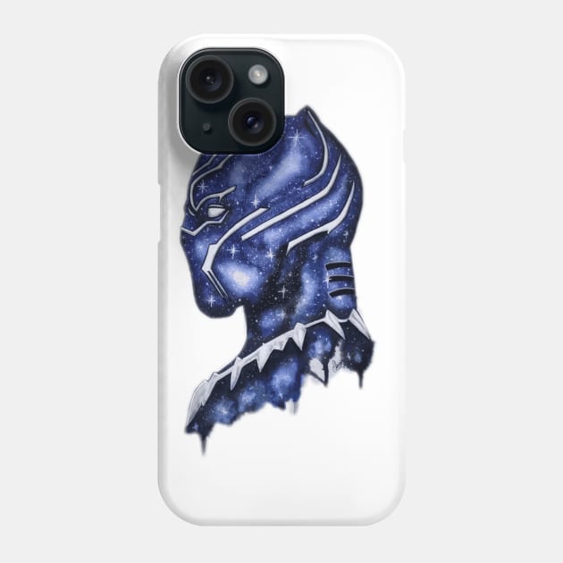 Watercolor Panther Phone Case by Prettielilpixie