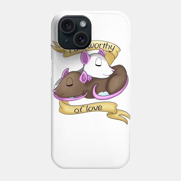 I Am Worthy of Love Phone Case by CaptainShivers