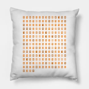 200 digit prime number (orange rectangles) Pillow