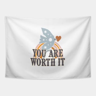 You are Worth It | Encouragement, Growth Mindset Tapestry