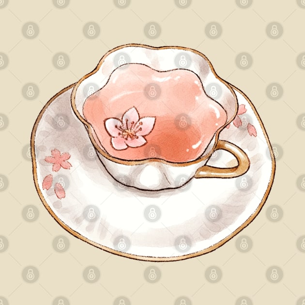 Cherry Blossom Tea by Avery Ota