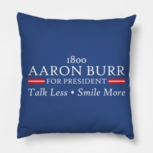 Burr For President Pillow