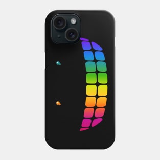 Floating Smile - in rainbow colors Phone Case