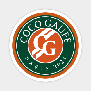 Coco Gauff Paris 2025 Magnet