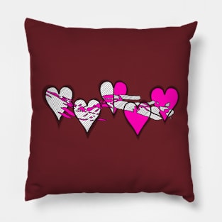 five hearts Pillow