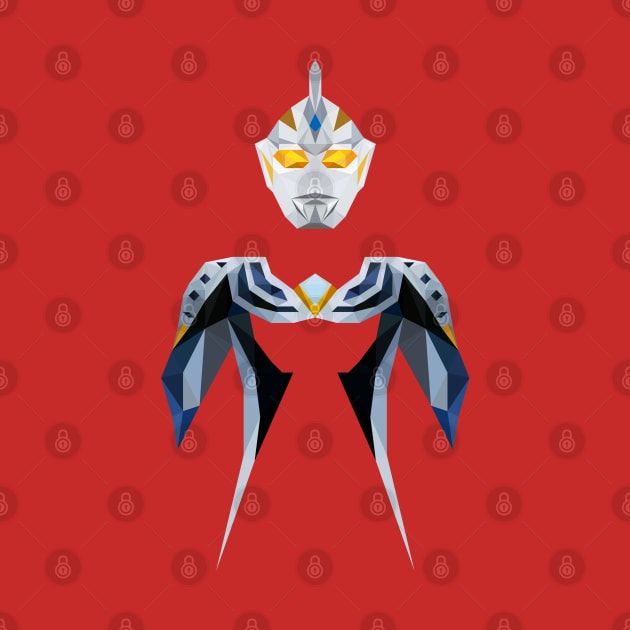 Ultraman Justice (Low Poly Style) by The Toku Verse