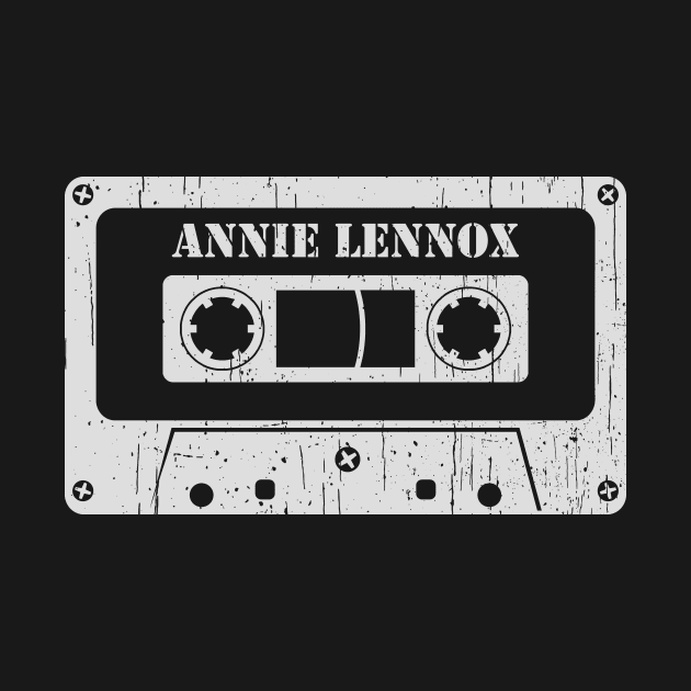 Annie Lennox - Vintage Cassette White by FeelgoodShirt