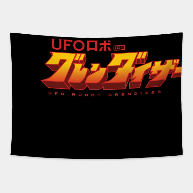 195 Grendizer Logo Tapestry by Yexart