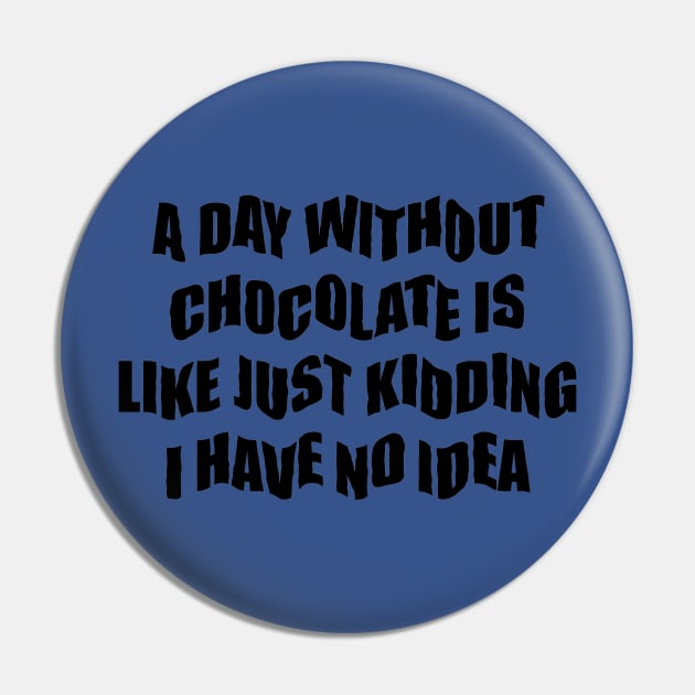 A day  Without chocolate i like just kidding i have no idea Pin by Anna-Kik