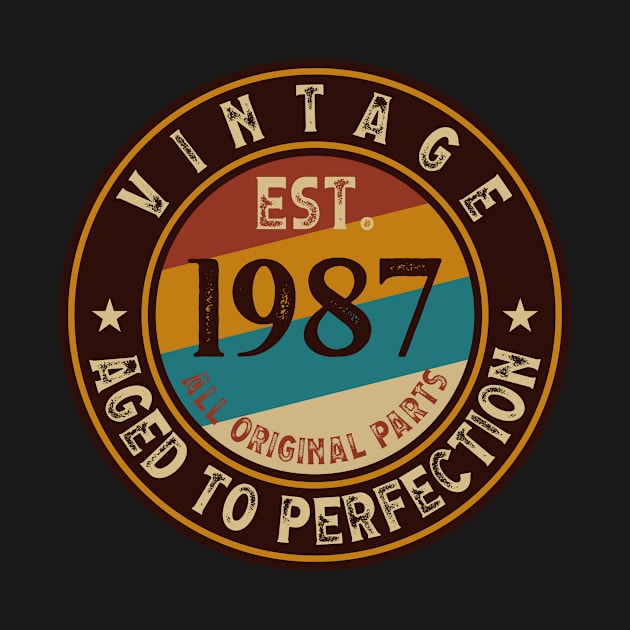 Vintage Aged to perfection est 1987 All Original Parts by Monosshop