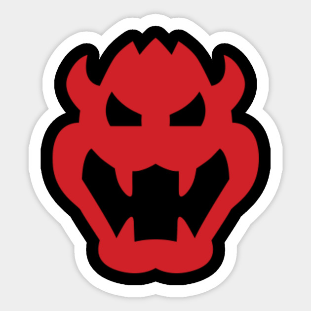 Bowser logo - Bowser - Sticker | TeePublic