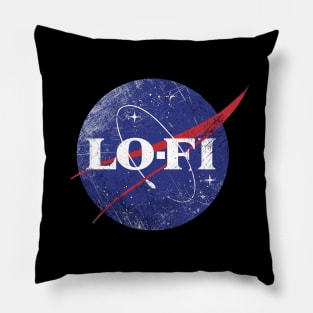 LOFI music NASA logo Pillow